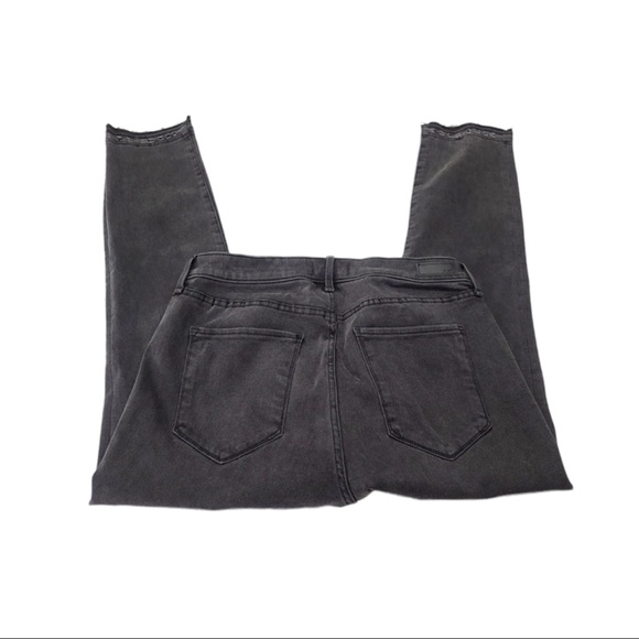 Abercrombie & Fitch Jeans Mid Rise Super Skinny Ankle Raw Hem Size 31/ 12 R NEW - Picture 4 of 10